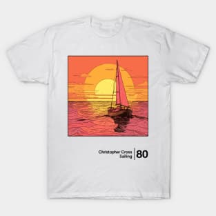 Christopher Cross / Minimalist Graphic Design Artwork T-Shirt